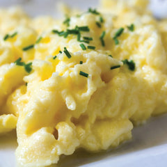 Scrambled eggs.